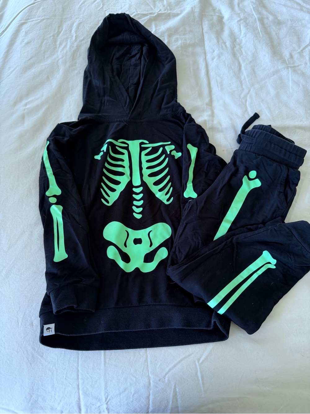 George Hats Glow In The Dark Bamboo Skeleton Jogger Outfit/Set